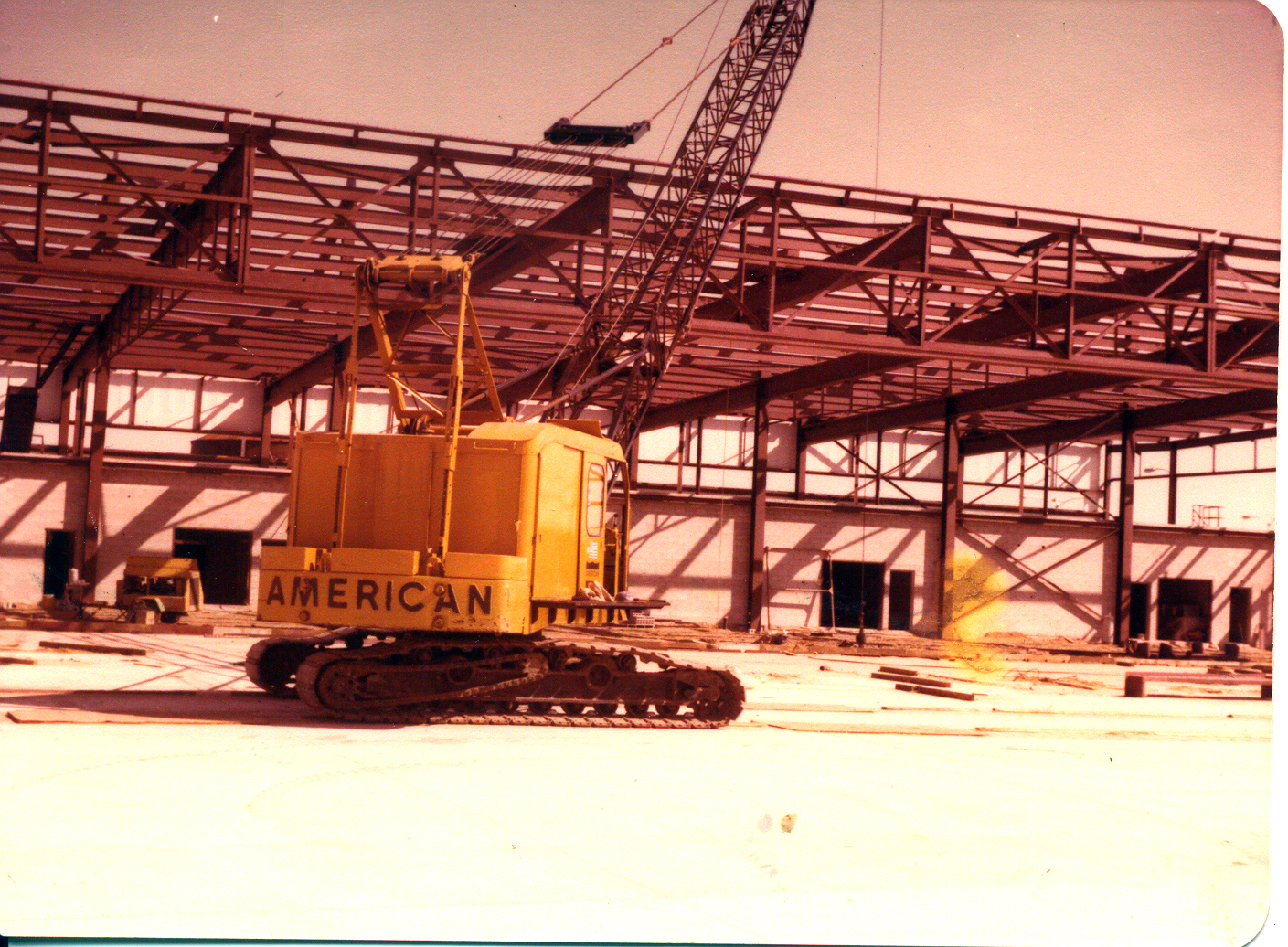 Insley Crane at the Coast Guard Station in Michigan